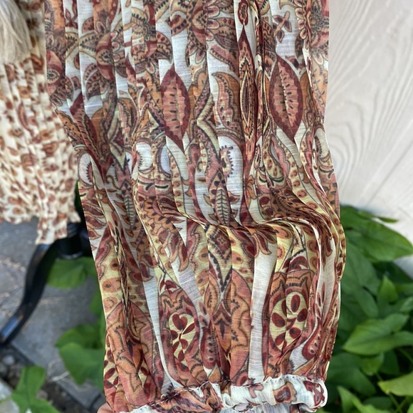 NWT ANTHROPOLOGIE LET ME BE WRAP / PLEATED DRESS FALL COLOR - Picture 5 of 17